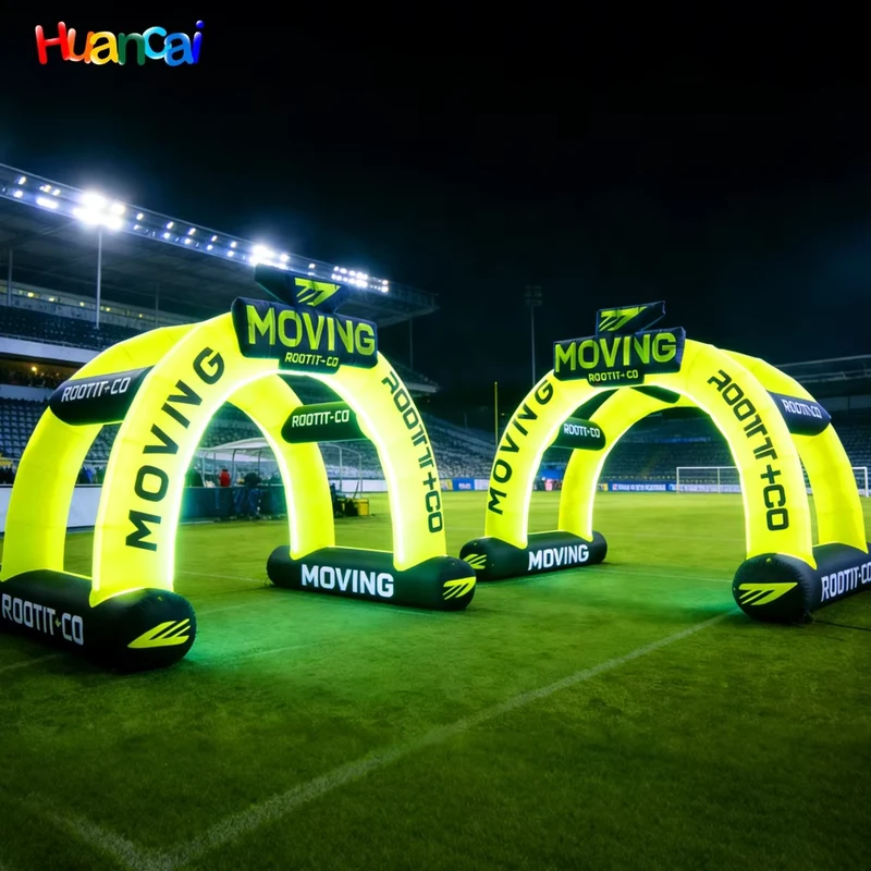 Arco inflable personalizado para eventos deportivos, línea de meta y salida, carpa de maratón, publicidad promocional, exhibición de fiestas