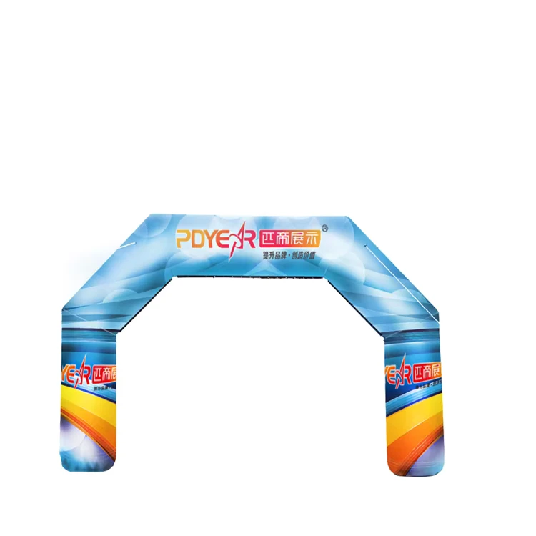 Cổng Vào Inflatable Tùy Chỉnh Ngoài Trời Dòng Khởi Đầu Kết Thúc cho Quảng Cáo
