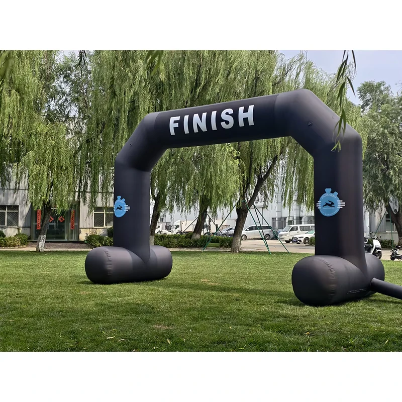 Garis Start Finish Inflatable Olahraga Kustom untuk Balapan