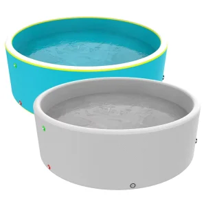 Piscinas Redondas Infláveis Personalizadas de Grande Tamanho Acima do Solo para Festa em Tecido Drop Stitch