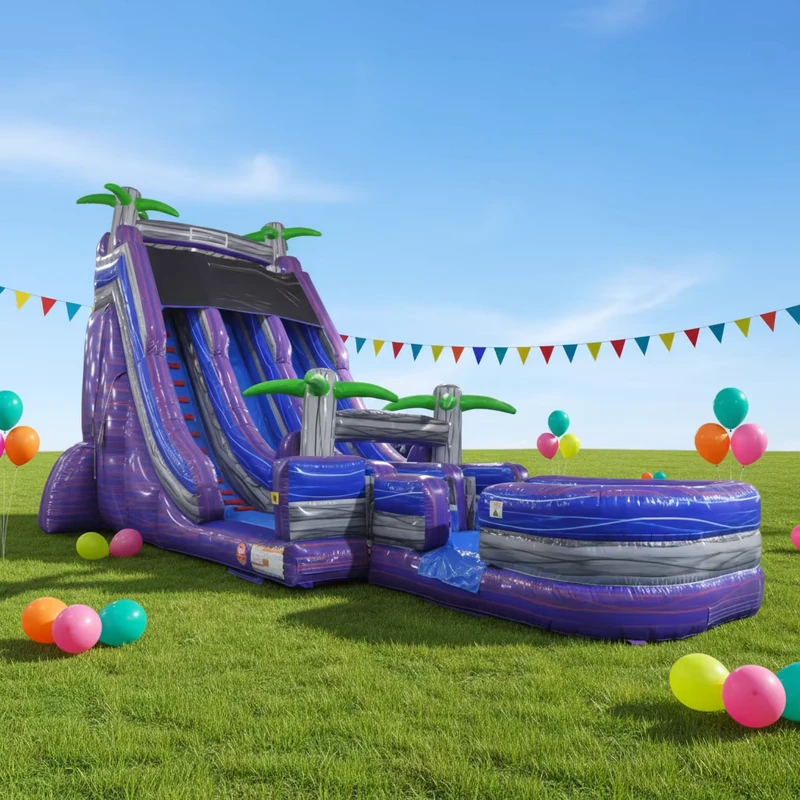 Benutzerdefinierte Außen PVC Inflatable Rutsche Kinder Inflatable Wasserrutsche Pool Innen Spiele Rutsche für Kinder Inflatable Hindernis Combo