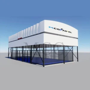 Custom Outdoor Padel Tennis Court Roof Cover Factory Supplier Manufactured With Artificial Grass Equipment