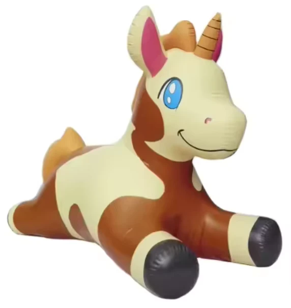 Unicorno Gonfiabile Personalizzato in Materiale PE per Bambini, Piscina Gonfiabile Portatile da Gioco
