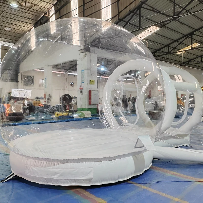 บ้านกระโดดฟองอากาศแบบกำหนดเองที่มีพื้น PVC