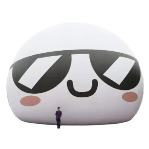 Custom PVC Giant Round Cartoon Inflatable Model for City Plaza and Festival Carnival Decor