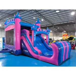Custom PVC Outdoor Events Inflatable Castle Bouncy House Combo Slide Inflatable House for Christmas