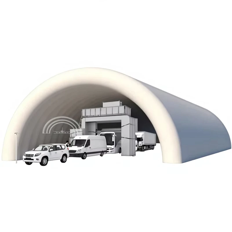 Estructura móvil de domo de aire inflable de construcción de lona de PVC personalizada, impermeable, a prueba de viento, fácil de montar