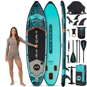 Custom Paddle Board 11’6”x34”x6” Heat Sealing Technology Inflatable Sup Board Stand up Paddle Board with Seat