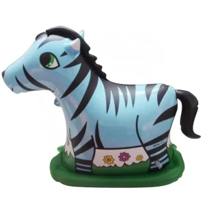 Custom Playground Inflatable PVC Kids Riding Cartoon Horse Toy