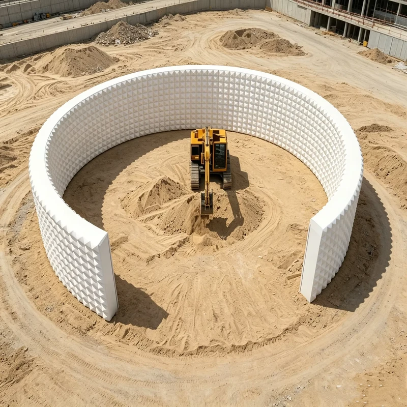 Individuelle tragbare PVC runde aufblasbare Lärmschutzwand für Baustellen