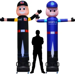 Custom Print Inflatable Advertising Tube Man Blower Air Waving Hands Sky Dancer Inflatable Wave Man