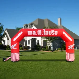 Custom Print Logo Advertising Start Race Entrance Giant Inflatable LED Arch for Sport Events Trade Show Balloon Arch Outdoor