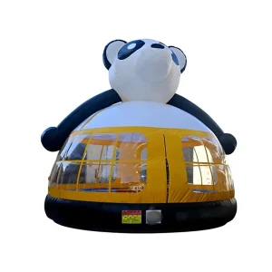Custom Print Panda Shape Inflatable Bubble House Transparent Inflatable Dome Tent for Outdoor Advertising Exhibition