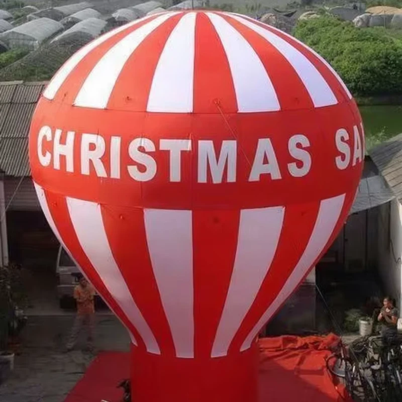 Balon Udara Panas Inflatable Raksasa Cetak Kustom untuk Dekorasi Iklan Outdoor