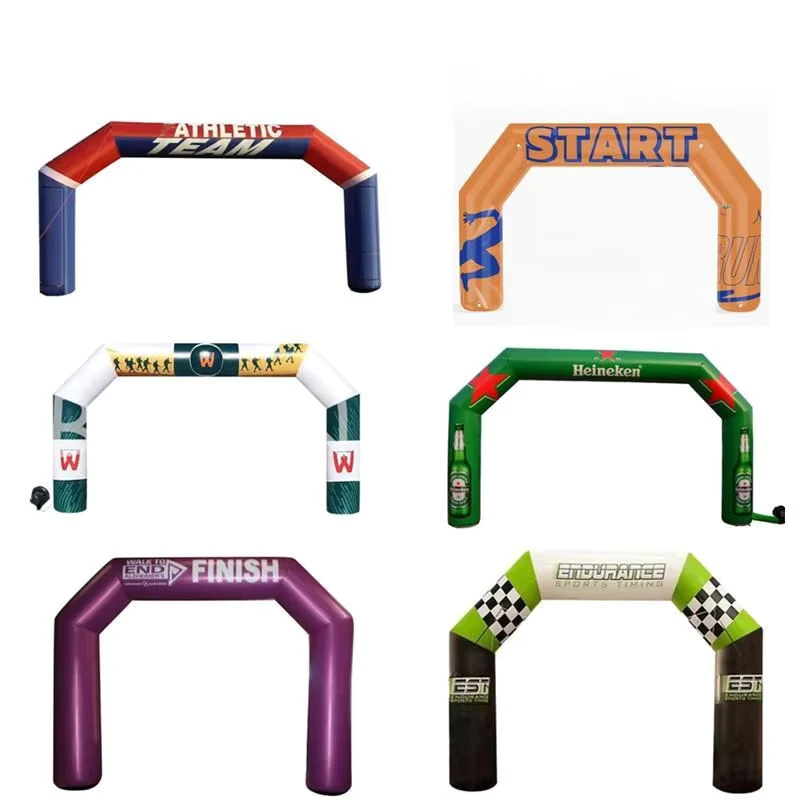 Arco gonfiabile personalizzato con logo per eventi, arco gonfiabile impermeabile per pubblicità gigante, accessorio per display riciclabile