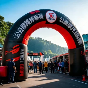 Custom Printed Marathon Custom Inflatable Arch Oxford Start Finish Line Inflatable Arch for Events and Festivals