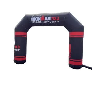 Arco Inflável Personalizado Impresso à Prova de Água para Eventos ao Ar Livre com Iluminação LED e Montagem Fácil