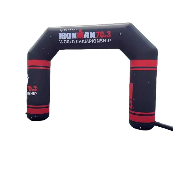 Custom Printed Waterproof Inflatable Arch for Outdoor Events LED Lighting Weather Resistant Easy Setup
