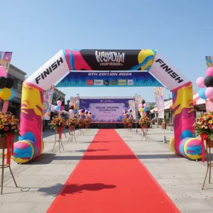 Custom Printing Inflatable Welcome Advertising Arch for the Opening Ceremony