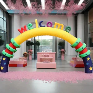 Custom Printing Inflatable Welcome Advertising Arch for the Opening Ceremony