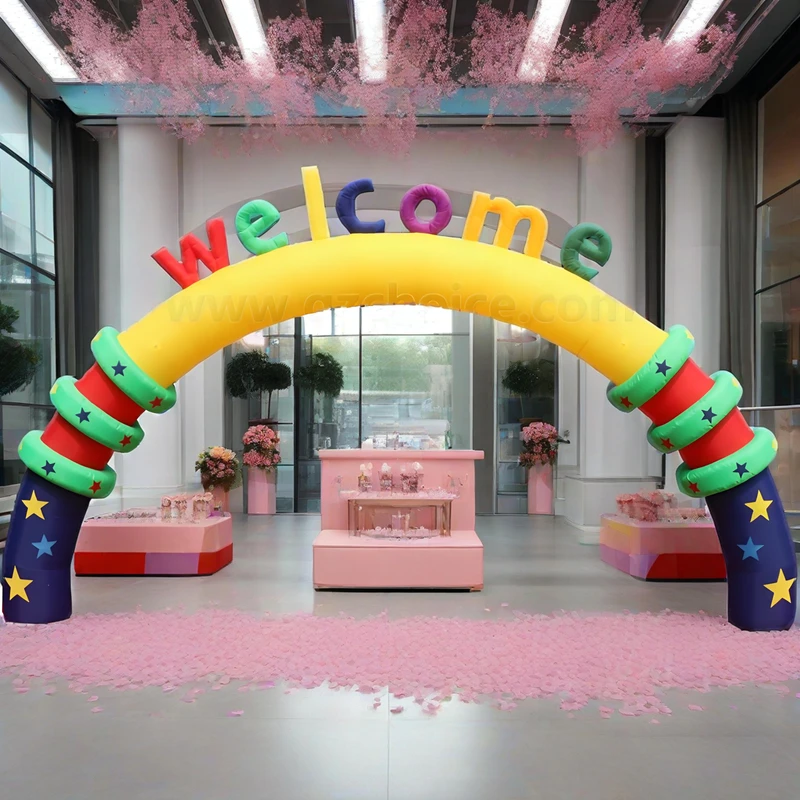 Custom Printing Inflatable Welcome Advertising Arch for the Opening Ceremony
