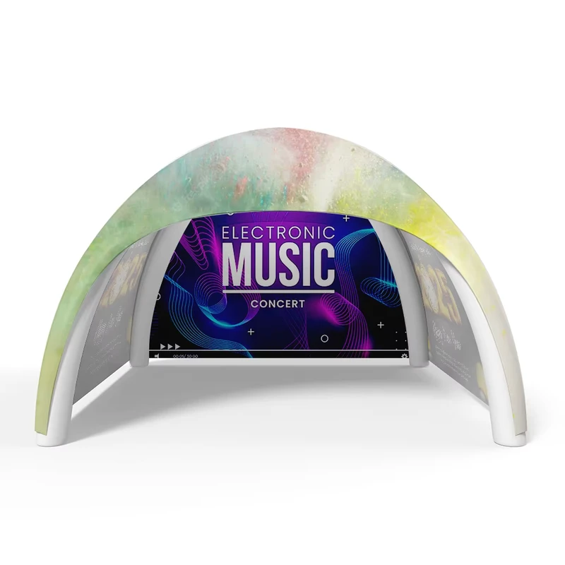 Tenda Inflável Arco de Publicidade Personalizada para Eventos de Feiras e Festas