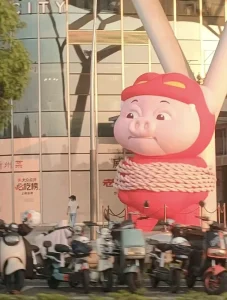 Mascotte publicitaire gonflable géante en PVC étanche modèle aérien pour festival carnaval événement commercial