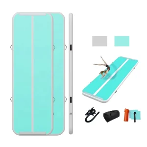 Tamaño personalizado 3M 5M 6M 8M 10M 12M Tapiz de aire inflable impermeable de PVC de 10 cm de grosor para gimnasia