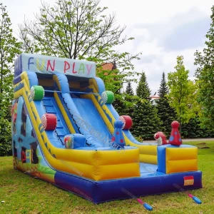 Custom Size Indoor Kid Friendly Inflatable PVC Tarpaulin Slide for Home Outdoor Fun and Entertainment