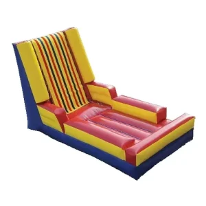 Giochi gonfiabili su misura, muro appiccicoso, materiale PVC Oxford, parchi trampolino commerciali