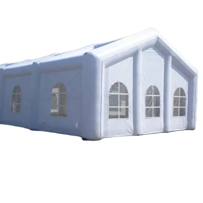 Tenda gonfiabile multi-persona su misura in PVC, impermeabile, tenda da campeggio all'aperto realizzata in nylon resistente