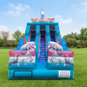Scivolo gonfiabile in PVC di dimensioni personalizzate, castello gonfiabile di qualità commerciale per il noleggio di divertimenti per bambini