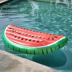 Thảm Nổi Hình Dưa Hấu PVC Kích Thước Tùy Chỉnh, Được Chứng Nhận CE EN71, Inflatable Ride ons Lilo, Giường Nệm Hơi cho Người Lớn và Trẻ Em