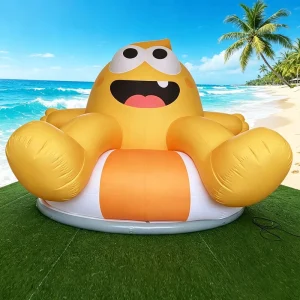 Custom Stage Decoration Giant Blow up Cartoon Inflatable Mascot Character for Marketing