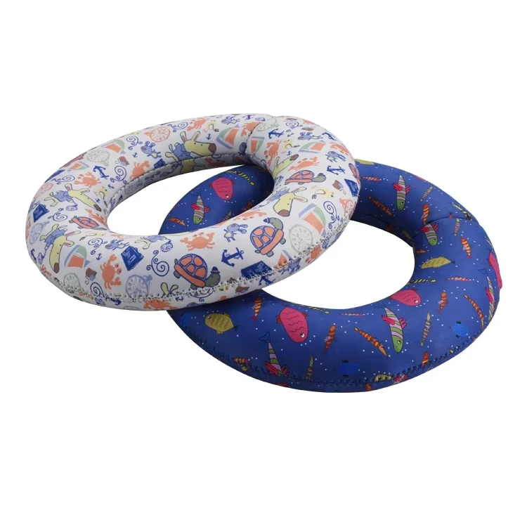 Anello da nuoto gonfiabile a forma di ciambella personalizzato per feste estive, tubo galleggiante per bambini