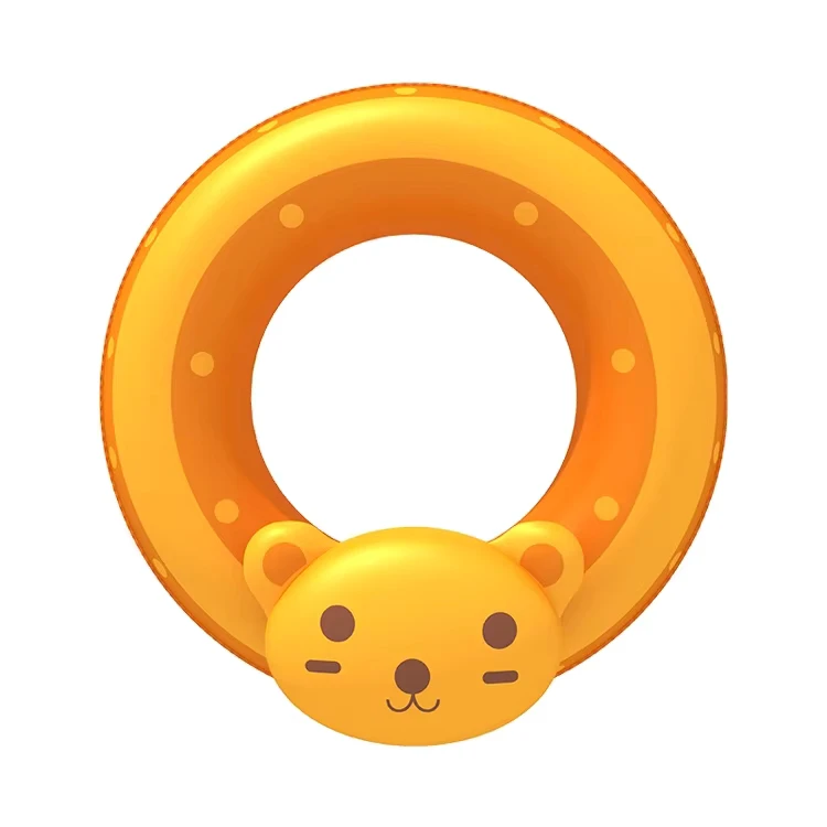 Juguetes de Agua Inflables para el Verano Flotadores Anillo Flotante Tigre para Niños Anillo de Natación Inflable para Bebés