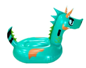 Custom Swimming PVC Pool Float for Adults Inflatable Floating Raft & Island Dragon Shape 175x90x110cm