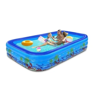 Custom Thickened Inflatable Swimming Pool Portable Outdoor Family Water Play Pool for Kids Adults Backyard Summer Entertainment