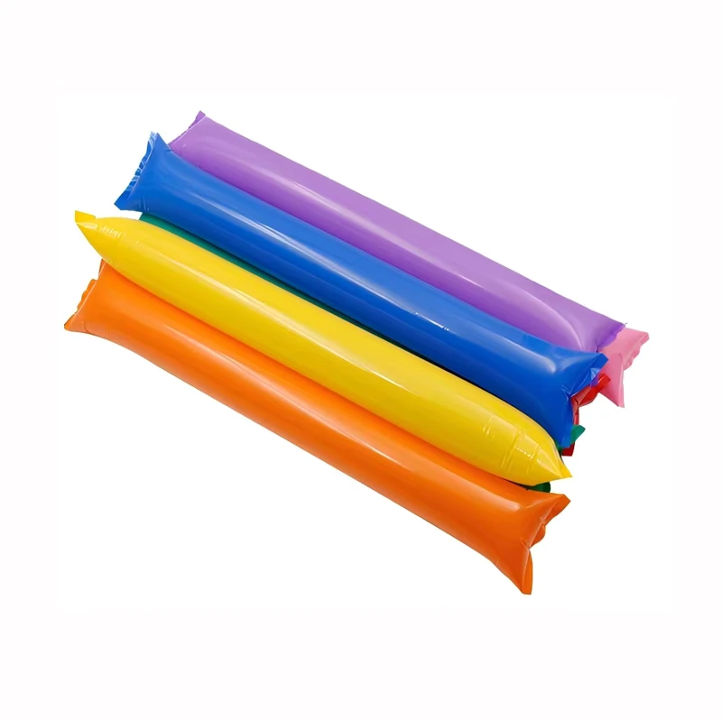 Custom Thunder Sticks PE Noise Makers Cheering Sticks for Sports Inflatable Cheers Sticks With Logo