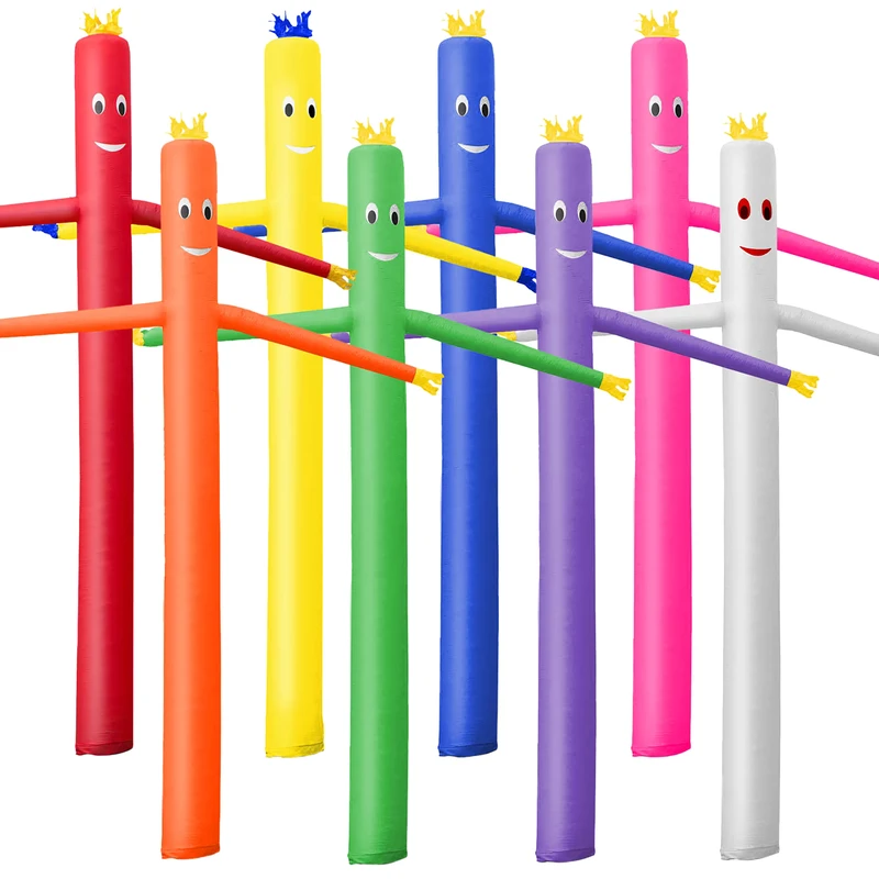 Puppet Penari Badut Pelangi Dancer Blower Tube Man Inflatable 210D Kain Oxford