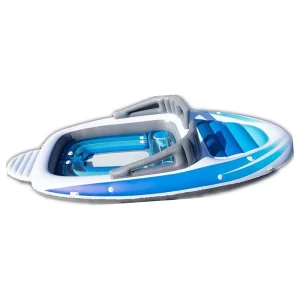 Custom Water Island Floating Bed PVC 6-Person Inflatable Yacht Adult Playing Water Inflatable Boat