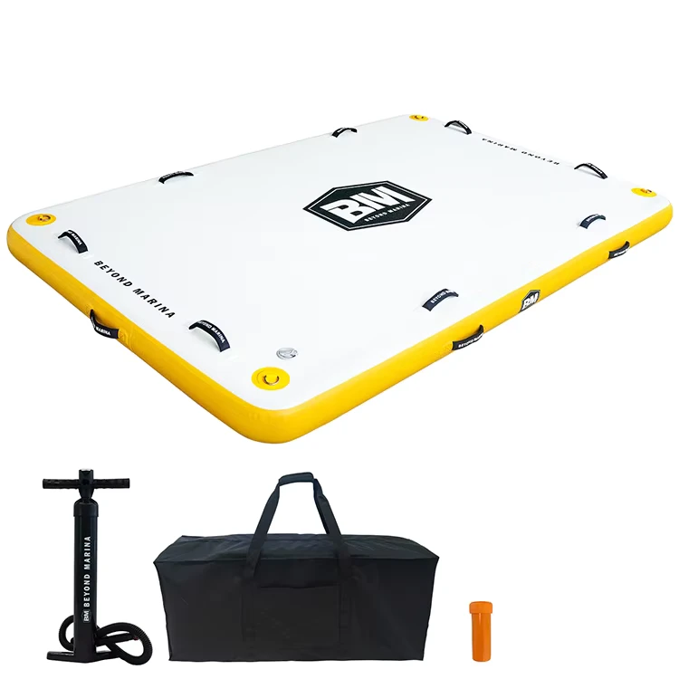Maatwerk Water Sport Inflatable Lucht Strandmatras Inflatable Drijvend Dock