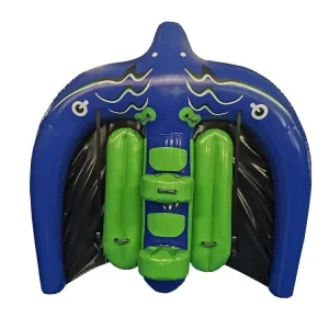 Custom Water Sports Game Inflatable Towable Flying Fish Tube Fly Fish Inflatable Flying Manta Ray