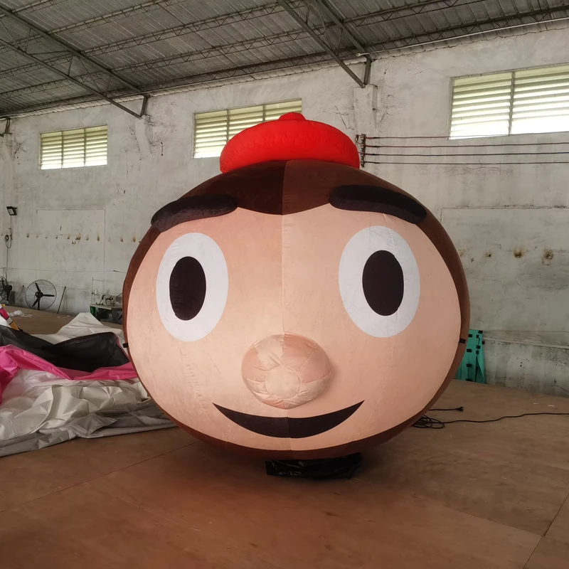 Benutzerdefinierter wasserdichter langlebiger einfach aufzubauender riesiger aufblasbarer Ballon Cartoon-Modell für Außenveranstaltungen