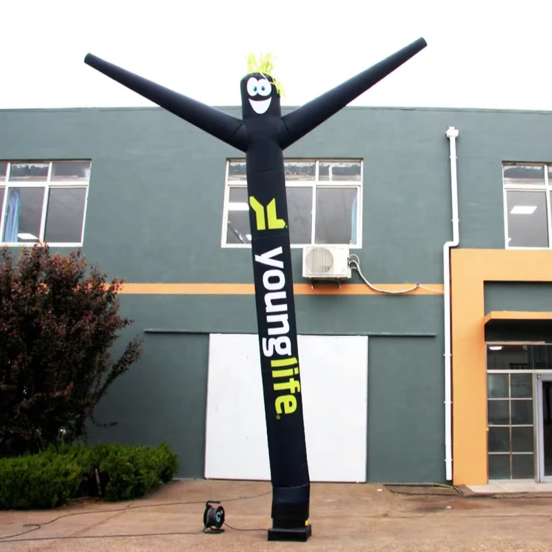 Aangepaste Wind Dansende Lucht Dancer Welkom Man Borden Reclame Opblaasbare Lucht Dancer