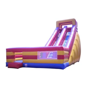 Custom commercial inflatable water slide with pool for kids and adults
