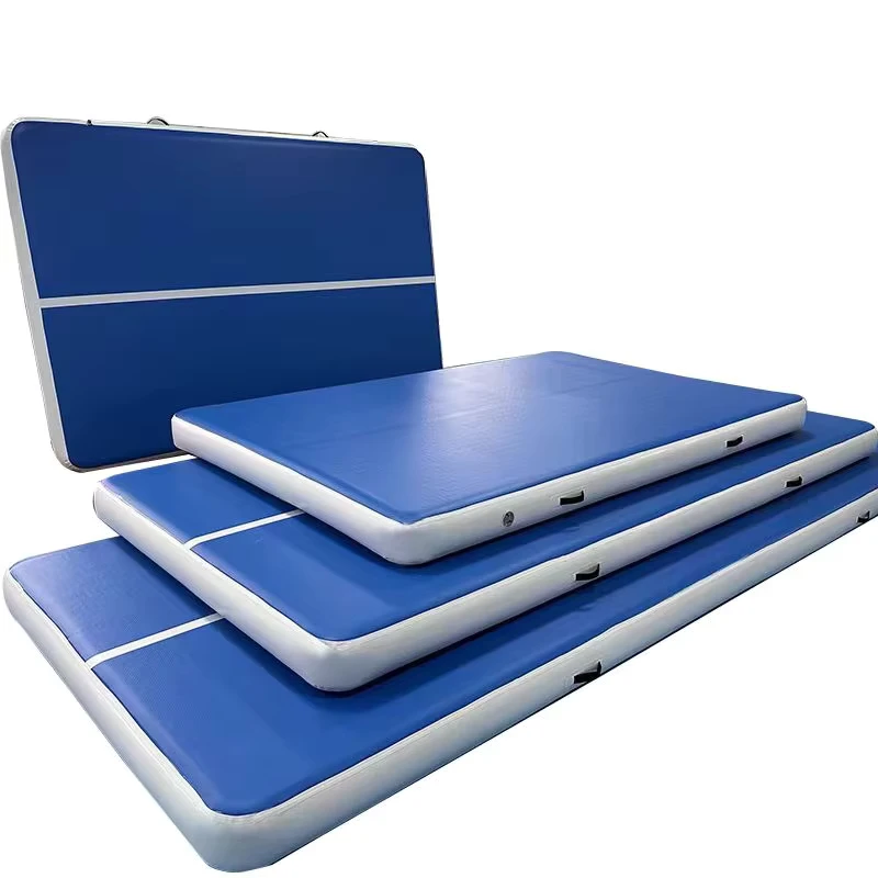 Custom-length Inflatable Air Running Tracks Durable Gymnastic Rolling Mat Inflatable Fitness Mat and Air Tracks