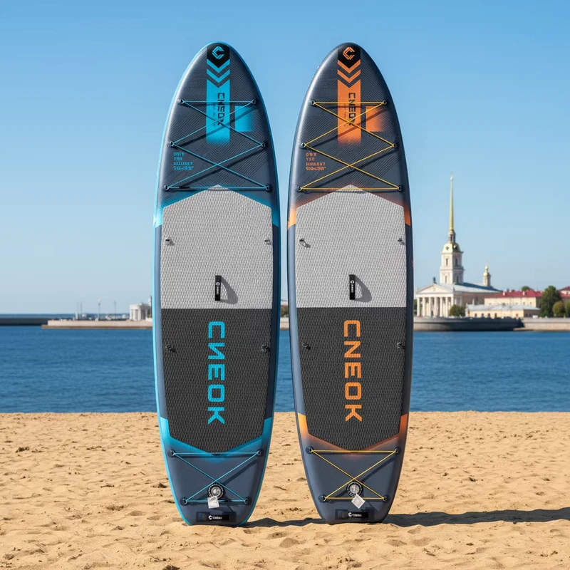 Prancha de Surf Inflável Stand Up com Logo Personalizado de 10'6" e 11'6" - Prancha de Esportes Aquáticos - Prancha de Paddle Sup
