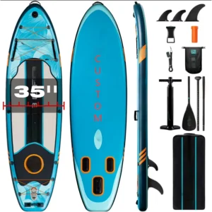 Custom logo Anti Slip 10’6″x35″x6” Drop Stitch Stand up Inflatable SUP Paddle Board for Adult Stand up Paddle Surfing