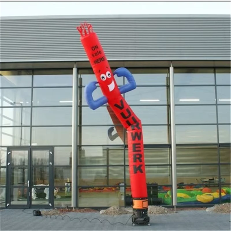Individuelles Logo, Outdoor-Dekoration, Werbung, aufblasbarer Luftmann-Tänzer
